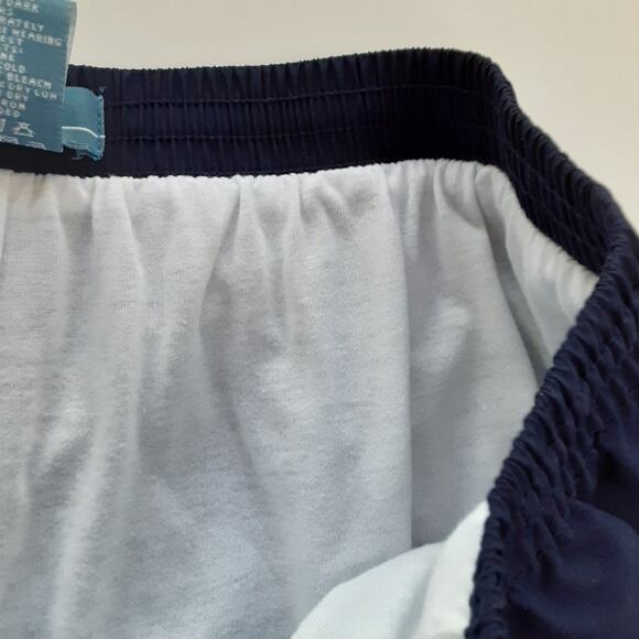 Vintage 80s Track Suit Set Navy Blue Full Zip Up Warm Ups Womens L/1X Retro - Picture 9 of 13